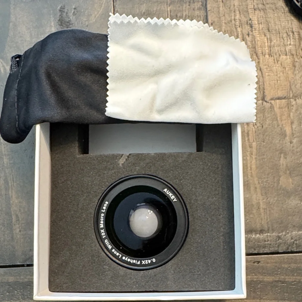2-in-1 Fisheye Macro Lens Combo - Black